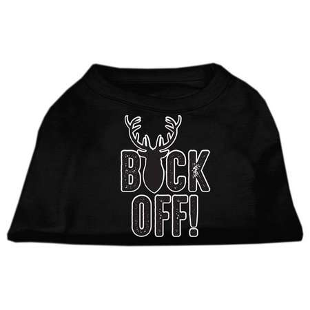 PETPAL Buck Off Screen Print Dog Shirt; Black - Extra Large 16 PE767517